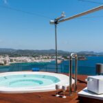 luxury modern villa view santa eulalia