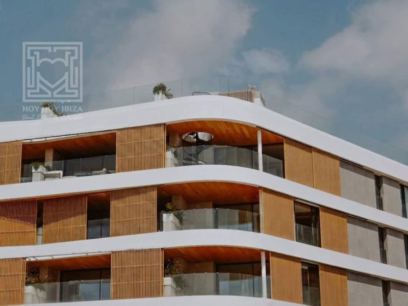Contemporary residential architecture near Santa Eulària marina in Ibiza