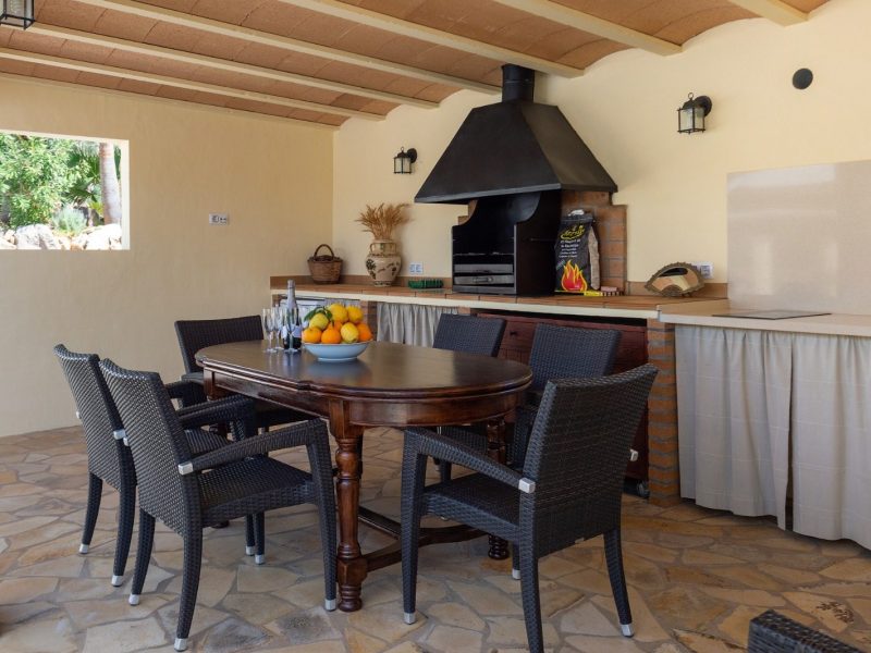 Villa marylina san juan outdoor kitchen dining