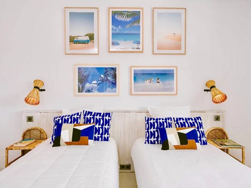 Villa Lau, Cala Bassa, twin bedroom