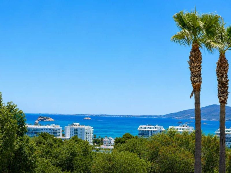 Sea view from modern townhouse near Ibiza Town and Talamanca