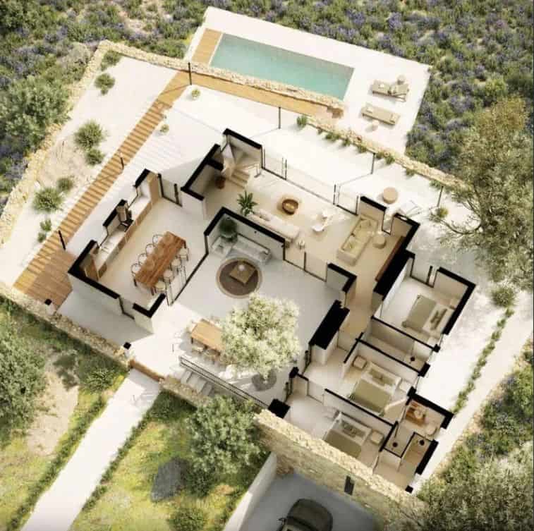 6-Bedroom Sea-View Villa under Construction in Benimussa, Ibiza
