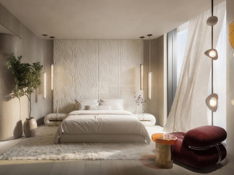 Primary bedroom, Casa Pacha Residences: 2-Bedroom Terrace Residences with Private Plunge Pools