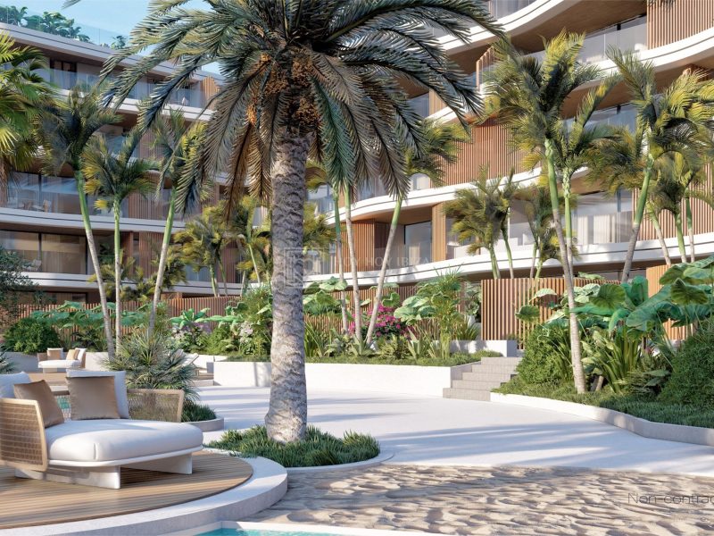 Residencias con jardín de 3 dormitorios en Waves