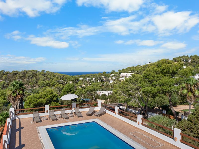 Villa pool countryside view at Sant Antoni de Portmany, Ibiza Villa pool countryside view at Sant Antoni de Portmany, Ibiza