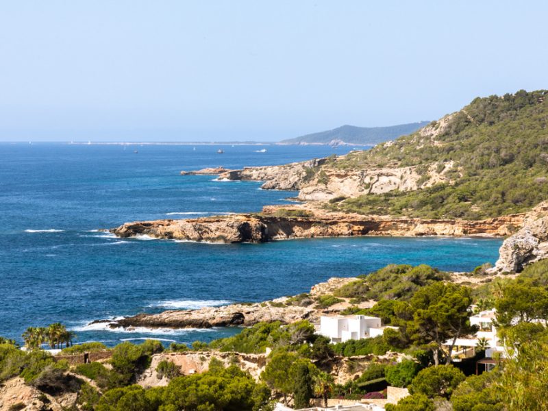 Coastline view at Roca Llisa, Ibiza