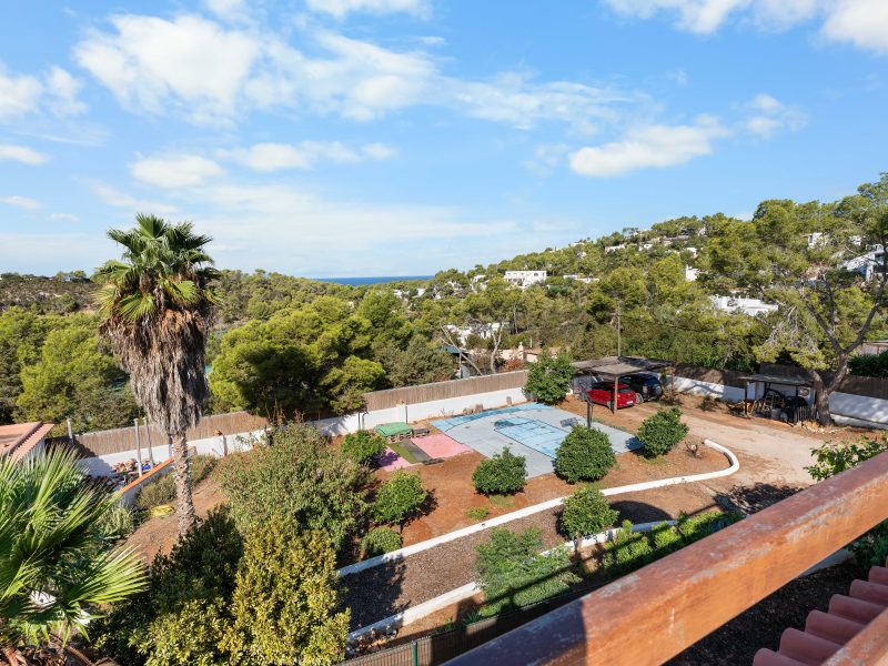 Villa bedroom landscape view at Sant Antoni de Portmany, Ibiza Villa bedroom landscape view at Sant Antoni de Portmany, Ibiza