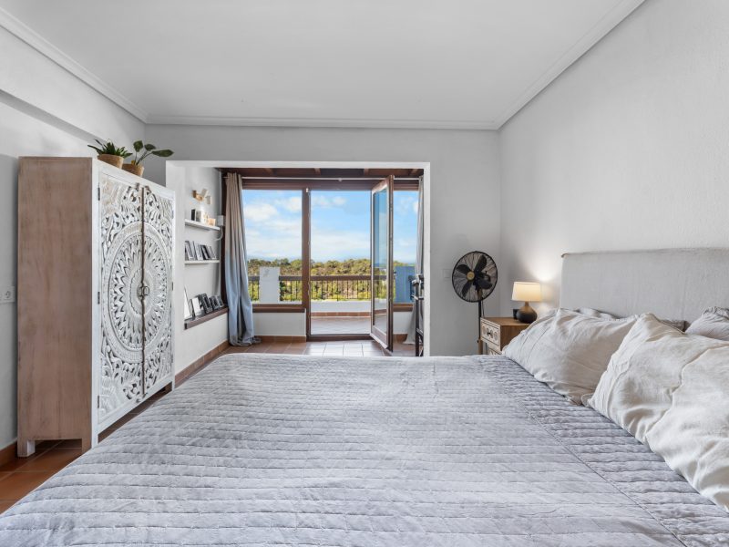 Villa bedroom open view at Sant Antoni de Portmany, Ibiza Villa bedroom open view at Sant Antoni de Portmany, Ibiza