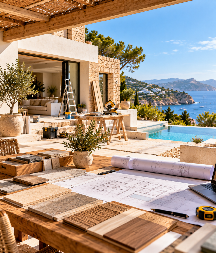 Mediterranean Villa Renovation by the Sea